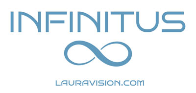 Tunel de leds - cuarto de leds - Logo El infinitus de lauravision